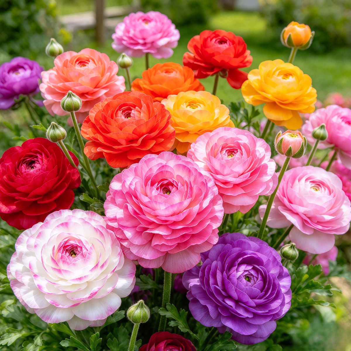 Persian Buttercup (Ranunculus) Corms – Pack of 10