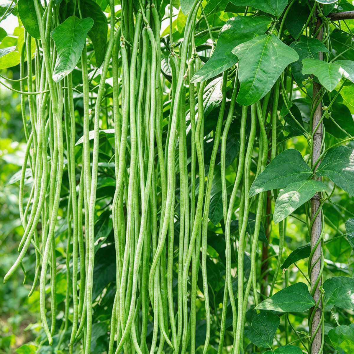 Yard Long Pole Bean Seeds – 30+ Seeds, Green Noodle Beans