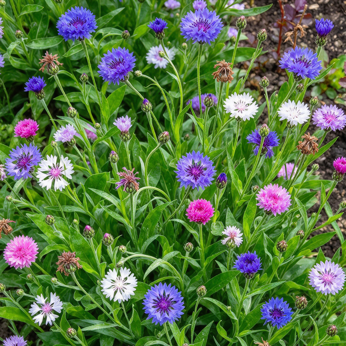 Cornflower Bachelor’s Button Seeds – 100 Seeds for Planting