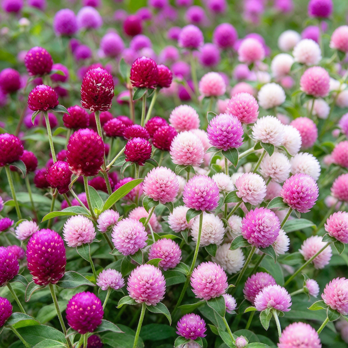 Mixed Color Globe Amaranth Seeds – Gomphrena, 100 Seeds