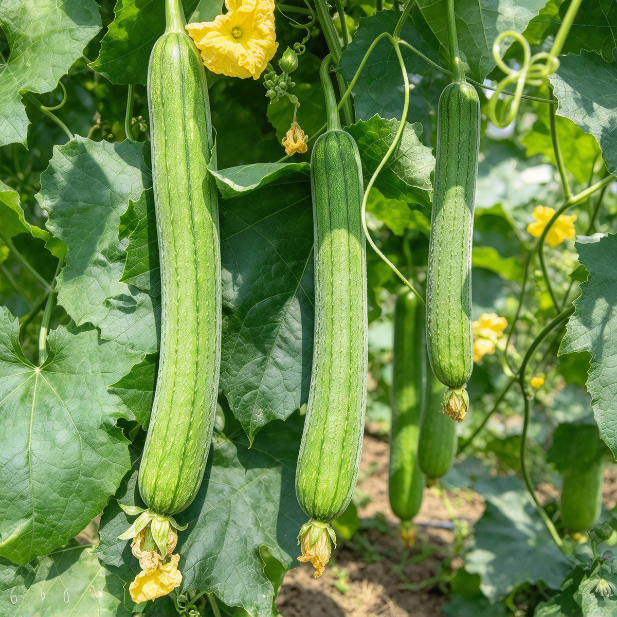Extra Long Luffa Gourd Seeds – 20 Loofah Sponge Gourd Seeds