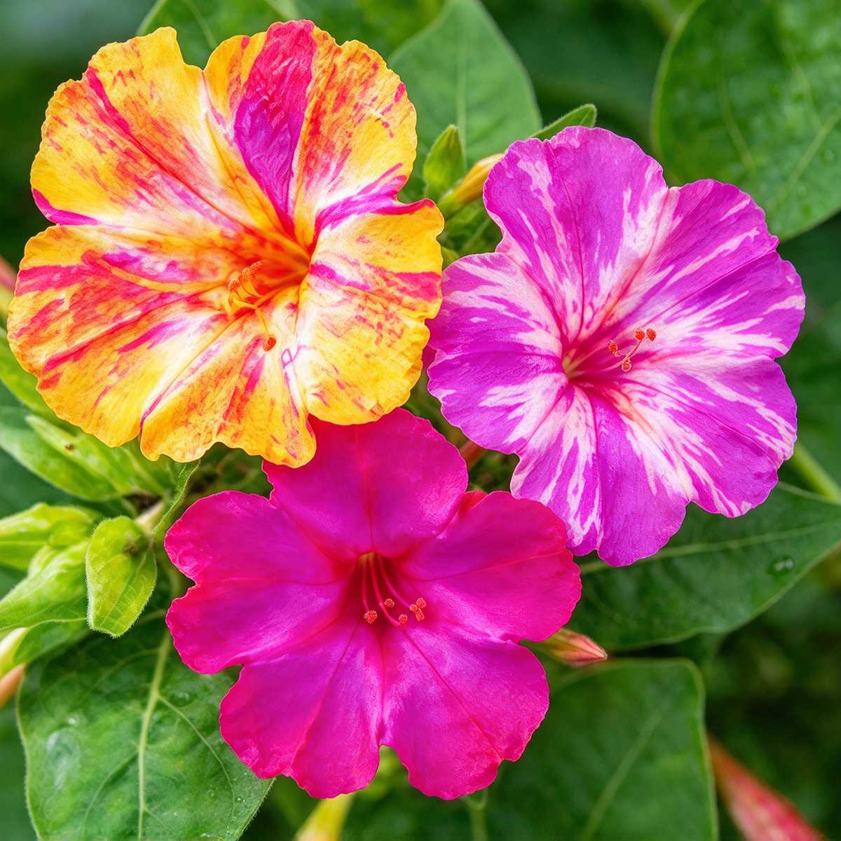 Four O'Clock Flower Seeds – Fragrant Mixed Colors, 100 Seeds