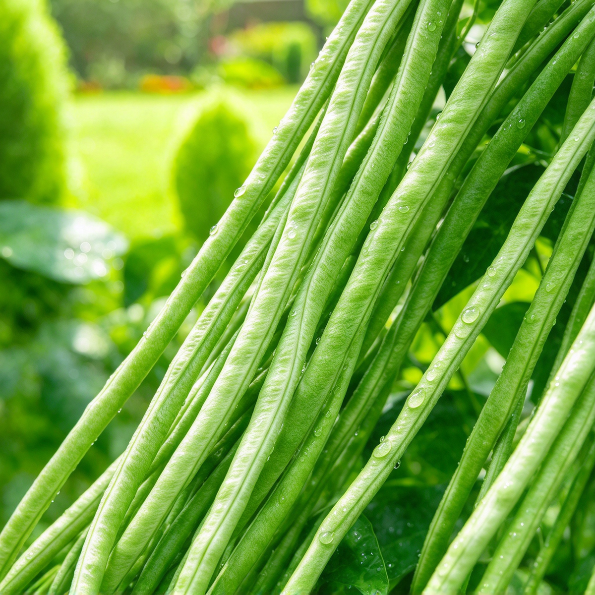 Yard Long Pole Bean Seeds – 30+ Seeds, Green Noodle Beans
