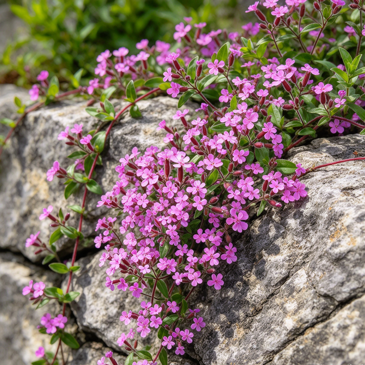 Pink Rock Soapwort Seeds – 300 Seeds for Planting