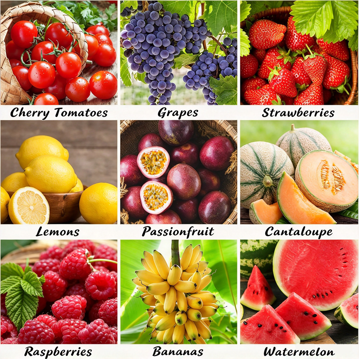Fruit Garden Seed Kit – 8 Varieties, 860 Seeds
