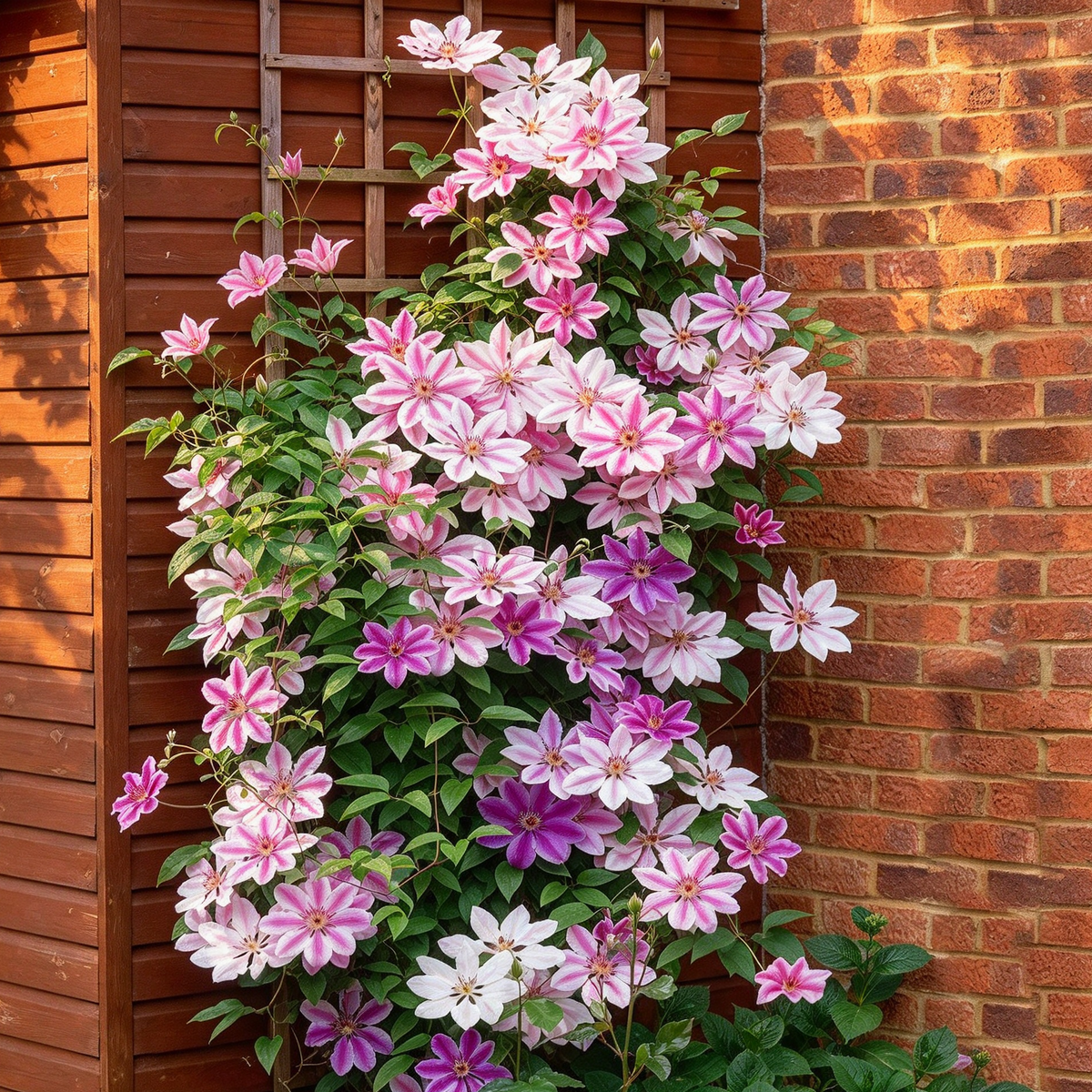 Climbing Clematis Seeds – Purple, Red & Pink Mix, 50 Seeds