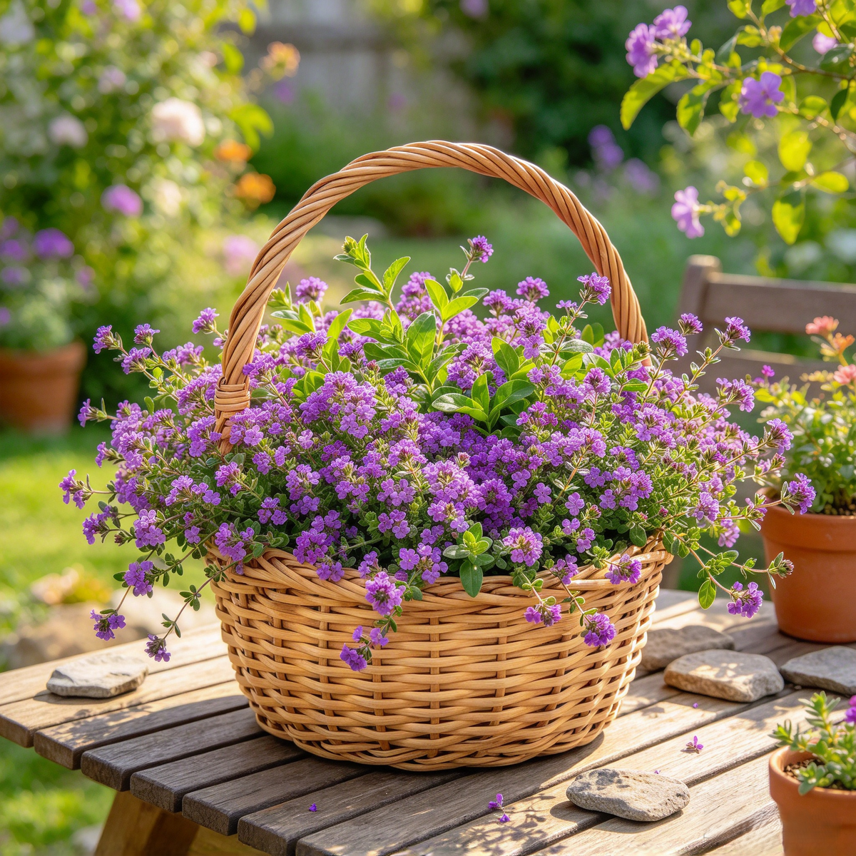 Purple Creeping Thyme Seeds – 2000+ Count | Perennial Ground Cover