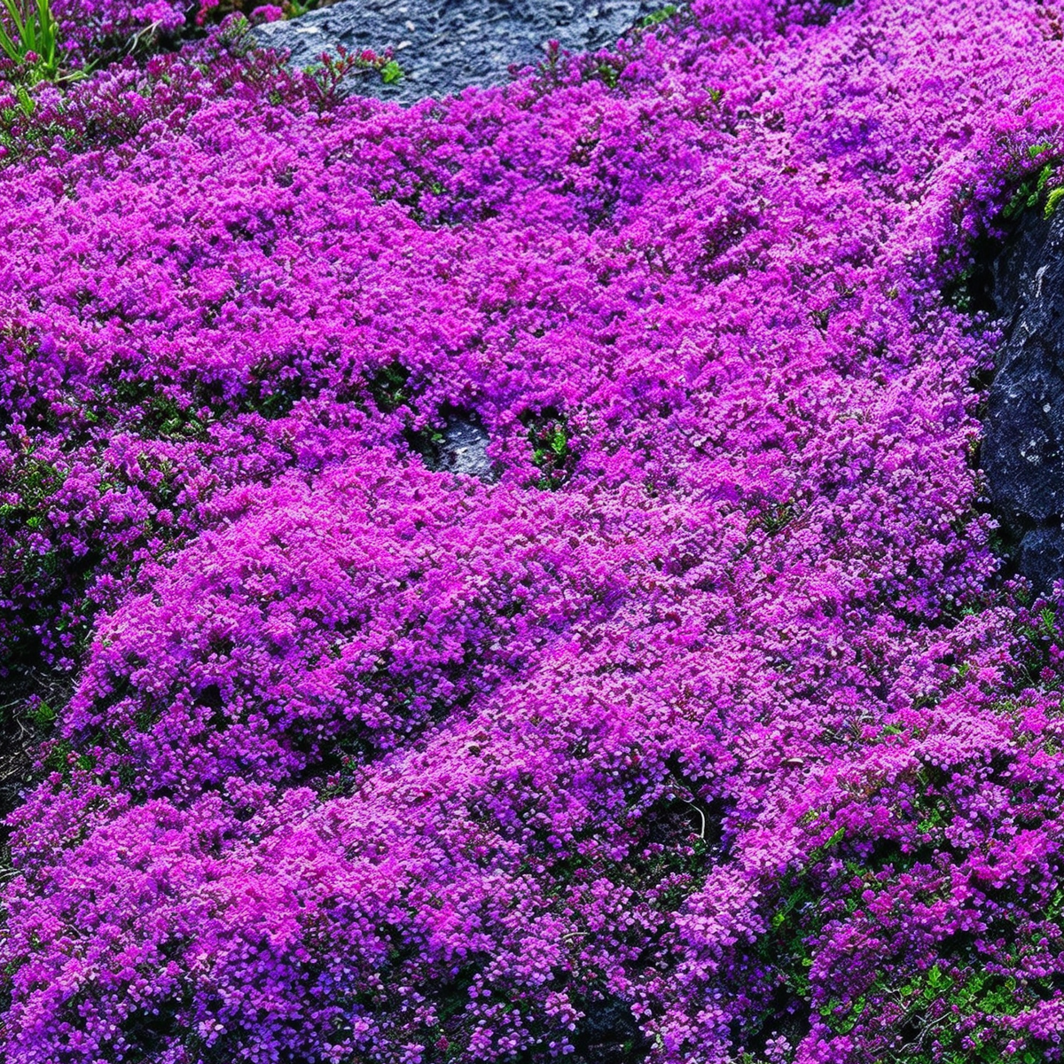 Creeping Thyme Seeds – Purple & Pink, 1500+ Seeds