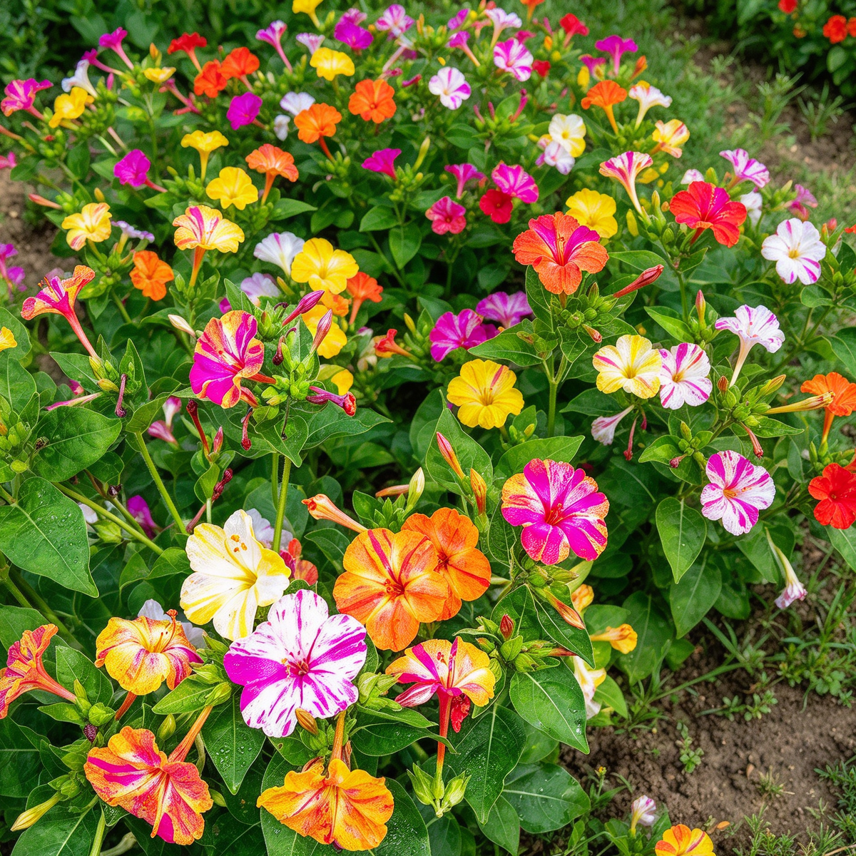 Mixed Four O’Clock Seeds – Broken Colors, 50 Seeds