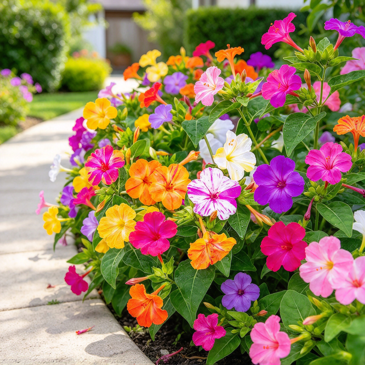 Four O'Clock Flower Seeds – Fragrant Mixed Colors, 100 Seeds