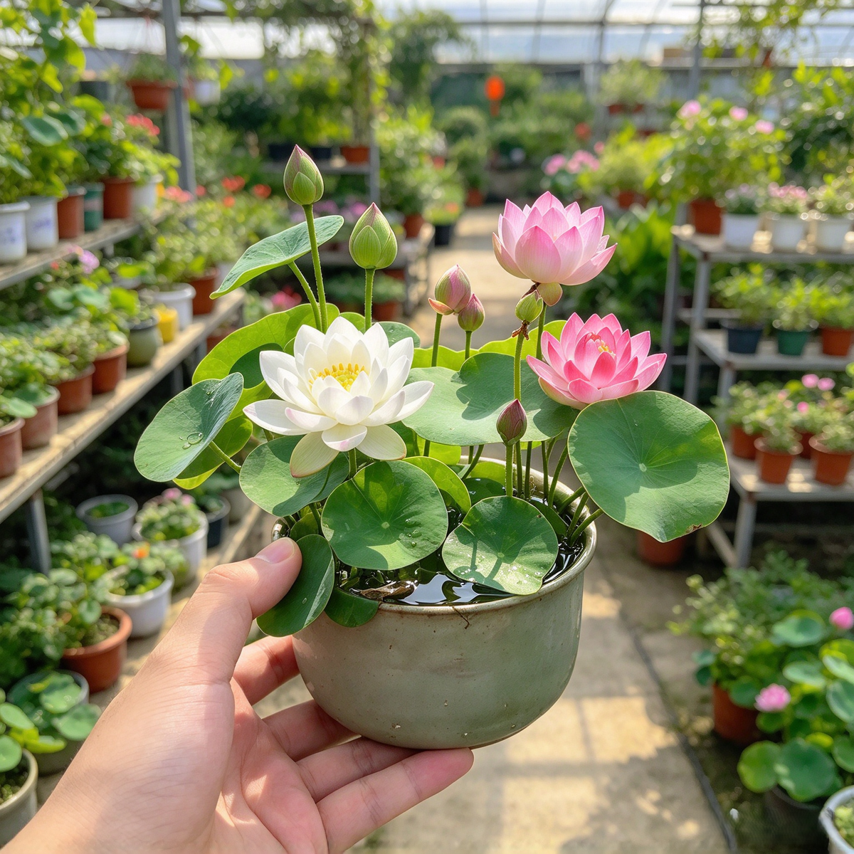 Miniature Water Lily Seeds – Mixed Colors, 30 Seeds