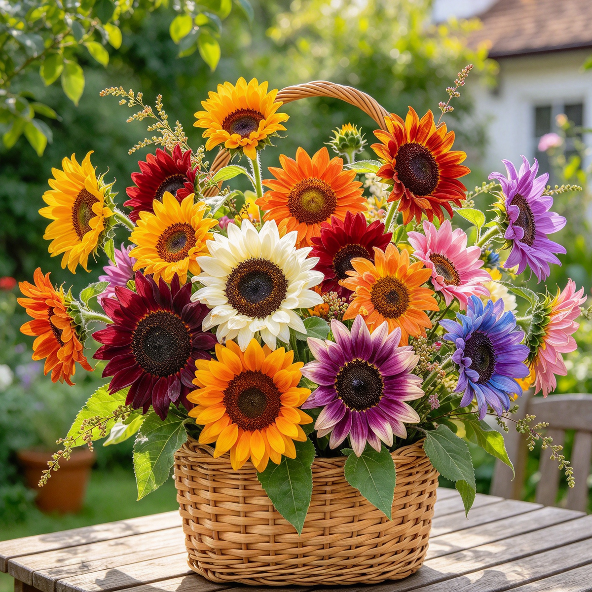 Giant Sunflower Seeds Mix – 200+ Seeds for Planting