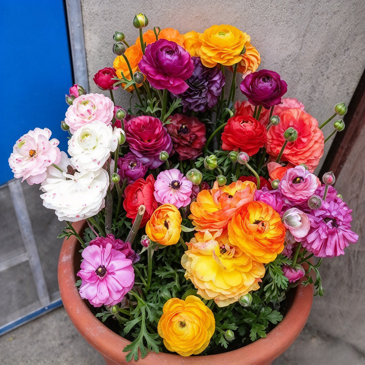 Persian Buttercup (Ranunculus) Bulbs – 10-Pack | 9 Color Options