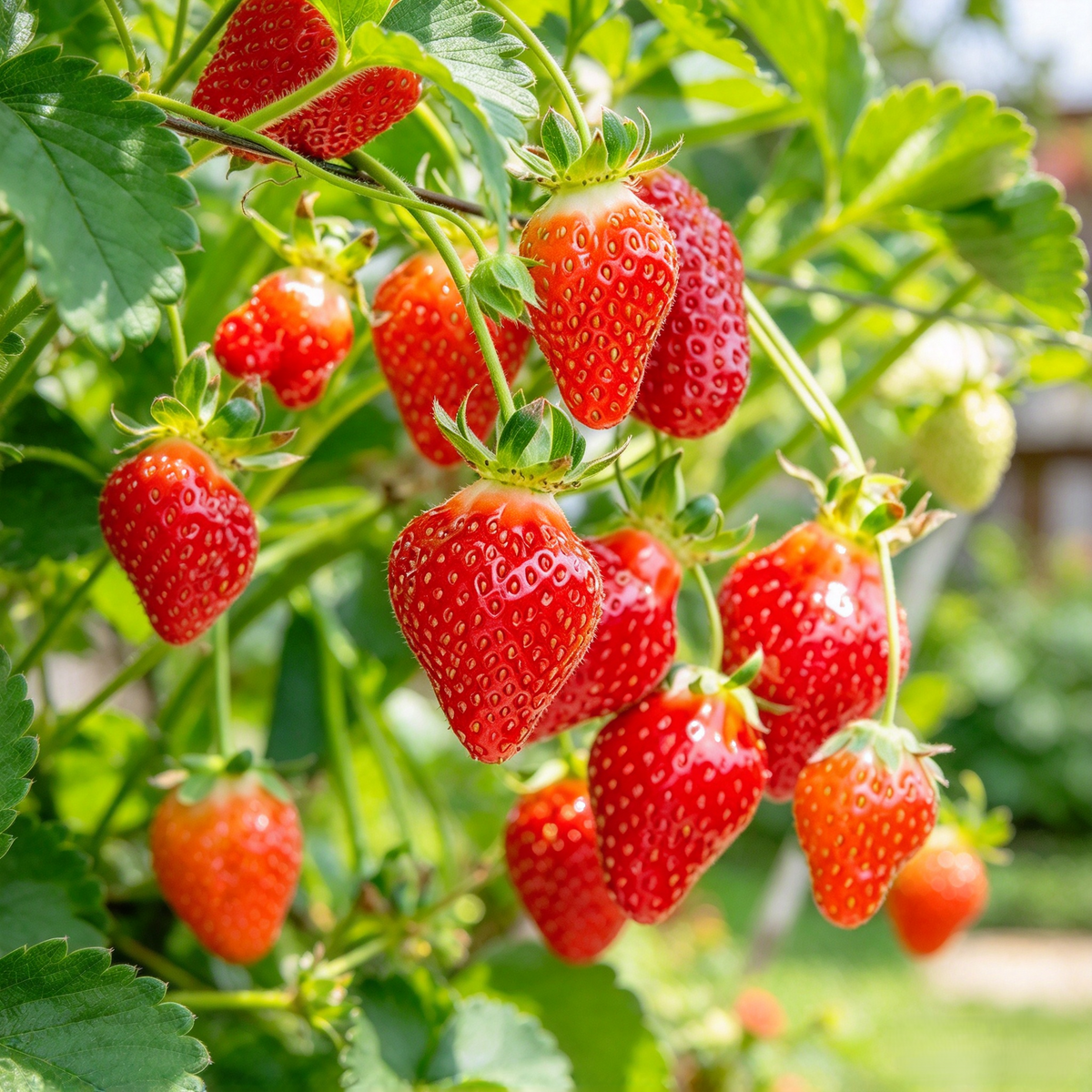 Semillas de fresa tradicional – 300 semillas para huerto casero