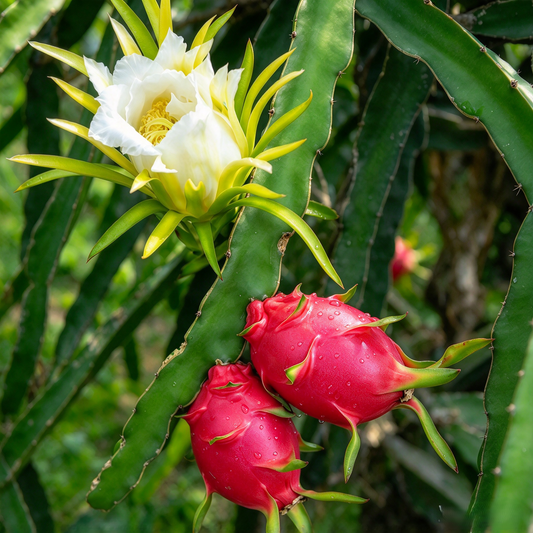 Red-Skinned Dragon Fruit Seeds – 50 Pitaya Seeds