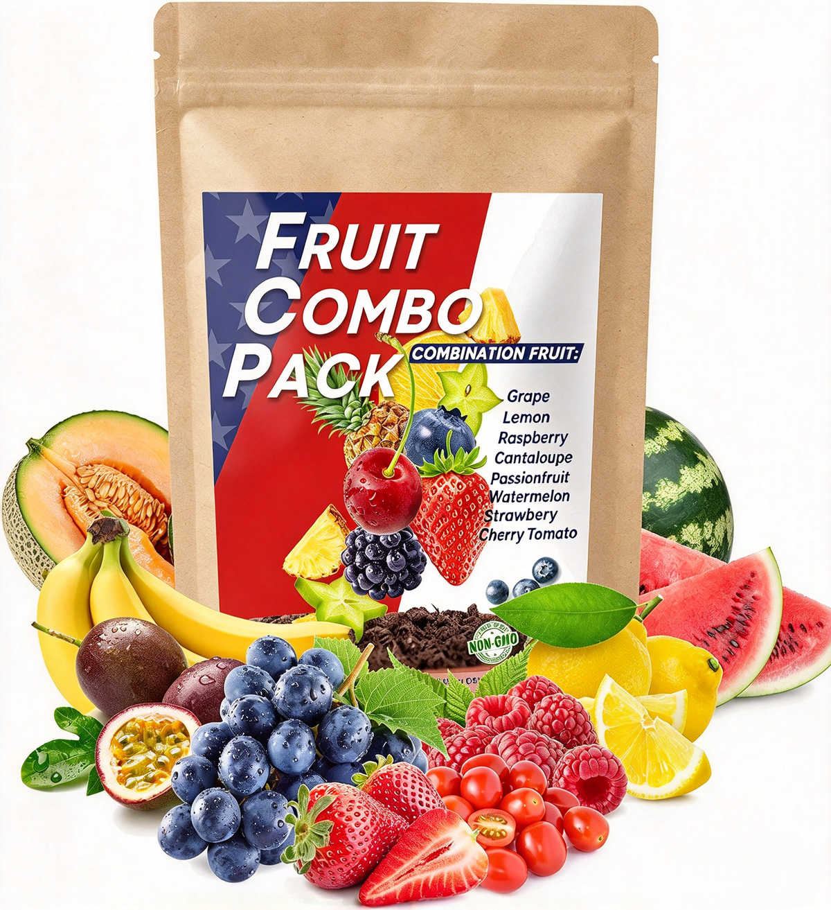Fruit Garden Seed Kit – 8 Varieties, 860 Seeds