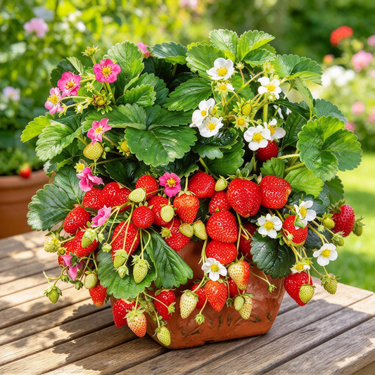 Red Strawberry Seeds – 300 Seeds for Planting