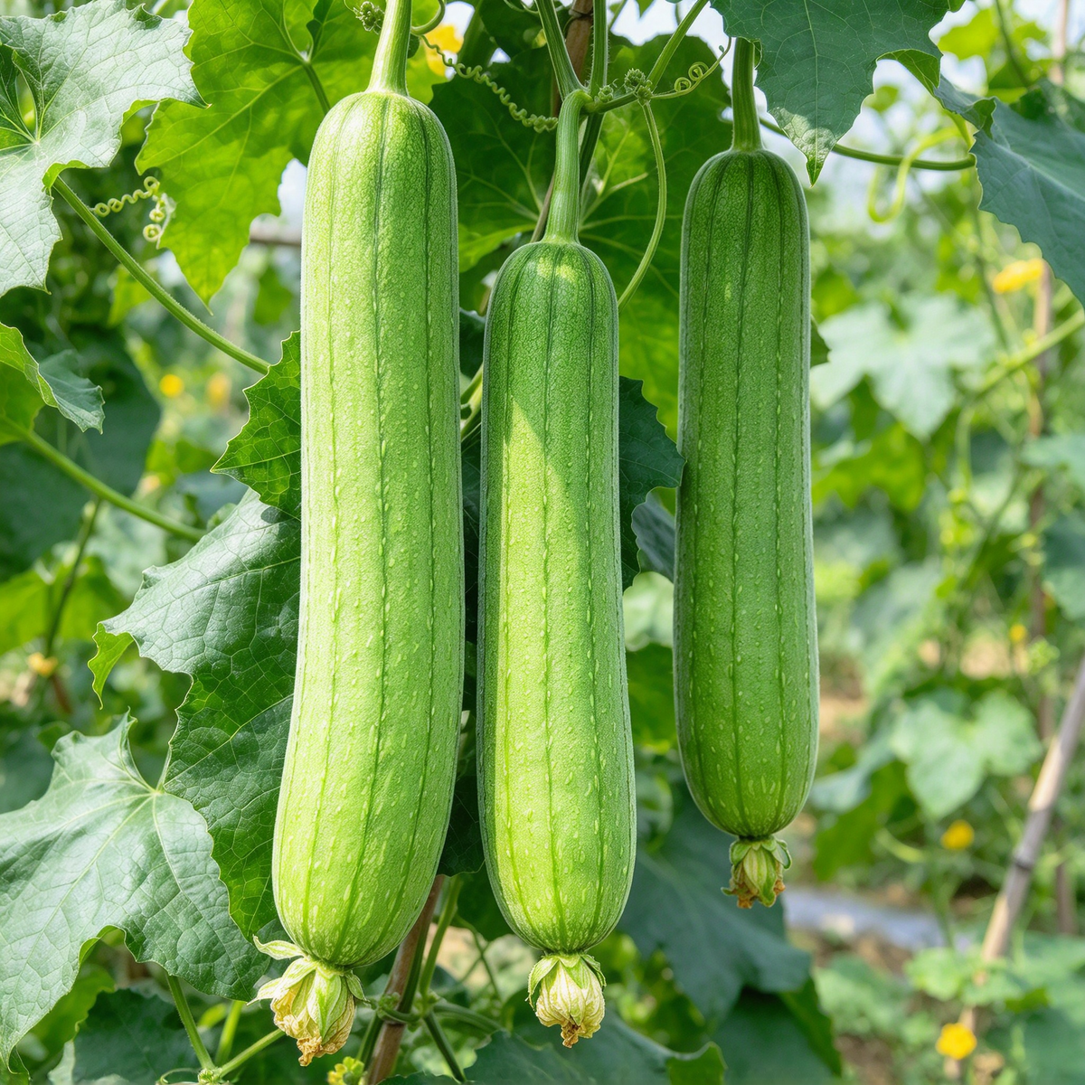 Extra Long Luffa Gourd Seeds – 20 Loofah Sponge Gourd Seeds