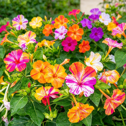 Four O'Clock Flower Seeds – Fragrant Mixed Colors, 100 Seeds