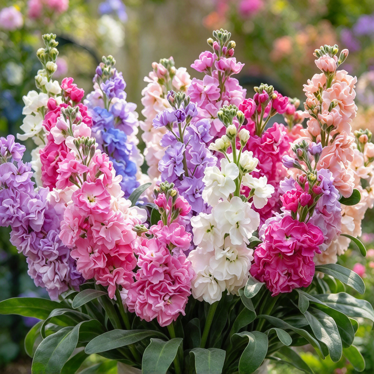 Mixed Column Stock Seeds – 50 Matthiola incana Seeds