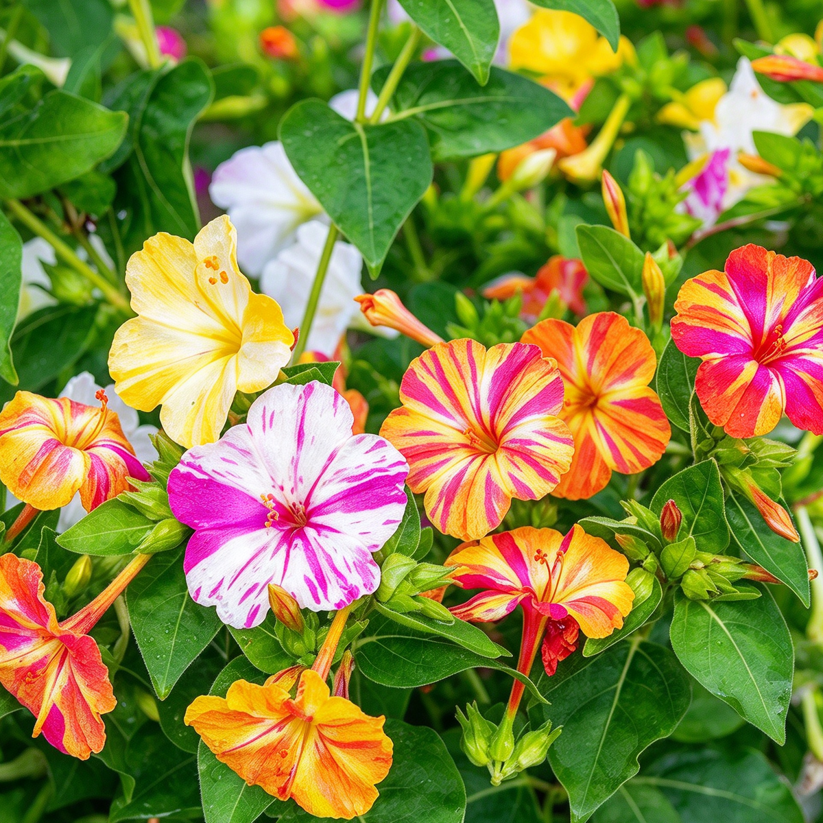 Mixed Four O’Clock Seeds – Broken Colors, 50 Seeds