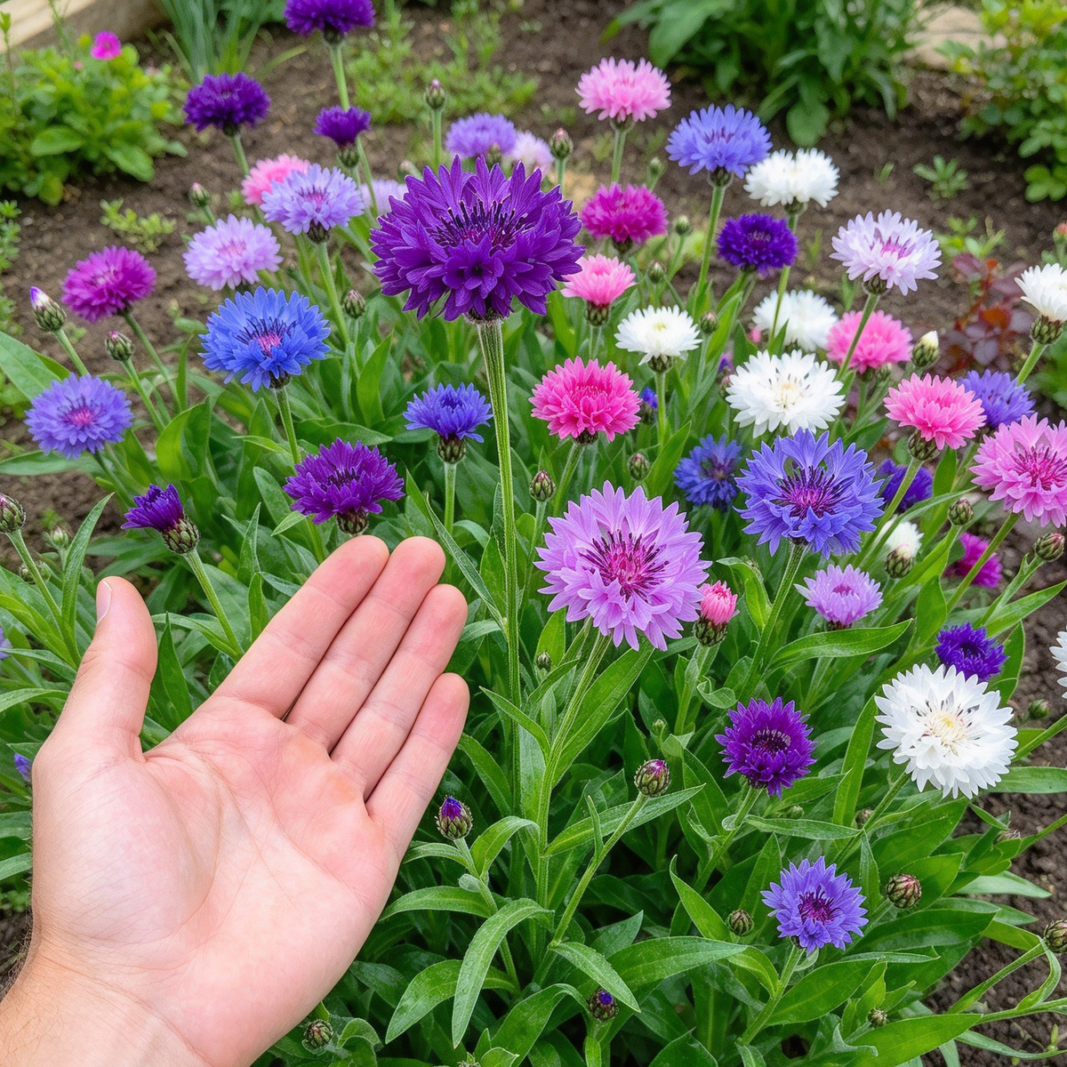 Cornflower Bachelor’s Button Seeds – 100 Seeds for Planting