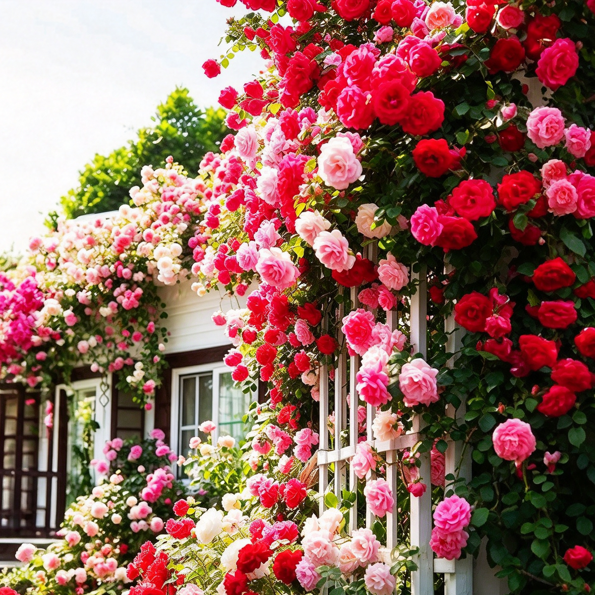Mixed Climbing Rose Seeds – 100+ Seeds for Planting