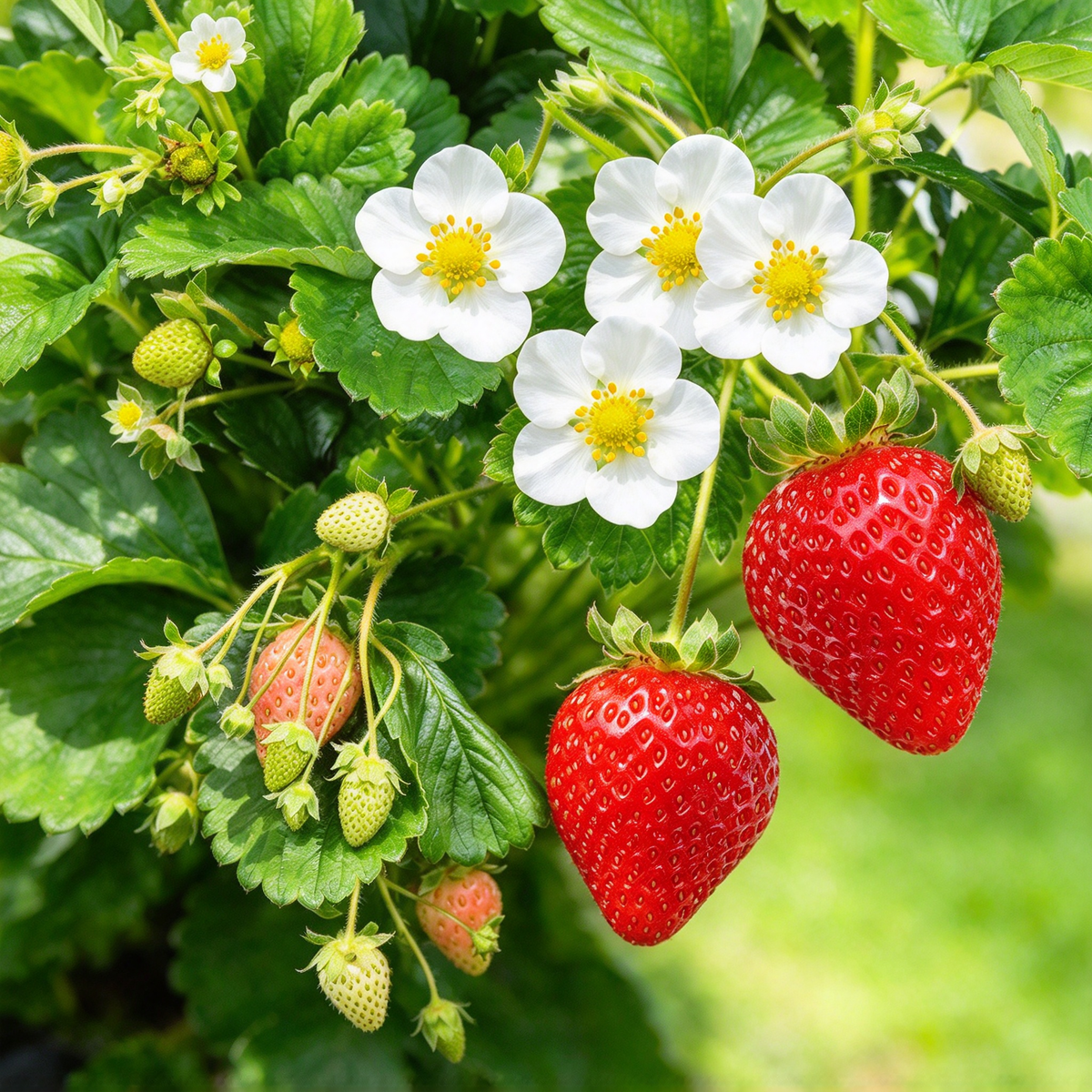 Red Strawberry Seeds – 300 Seeds for Planting