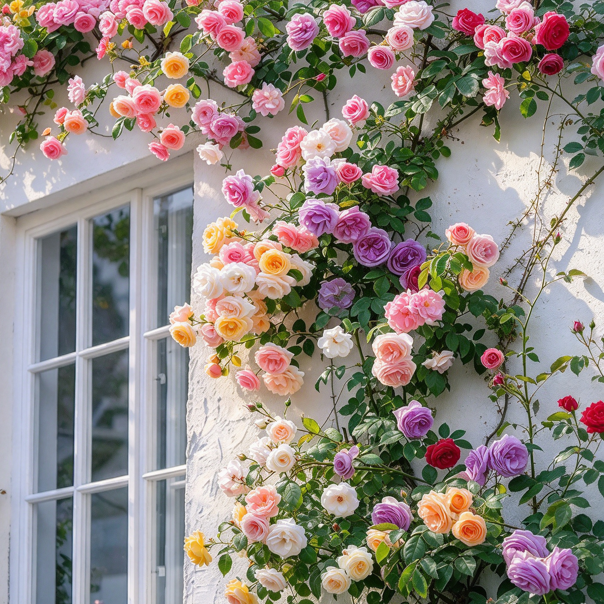 100 Pcs Mixed Climbing Rose Seeds – Rosa Seeds for Planting