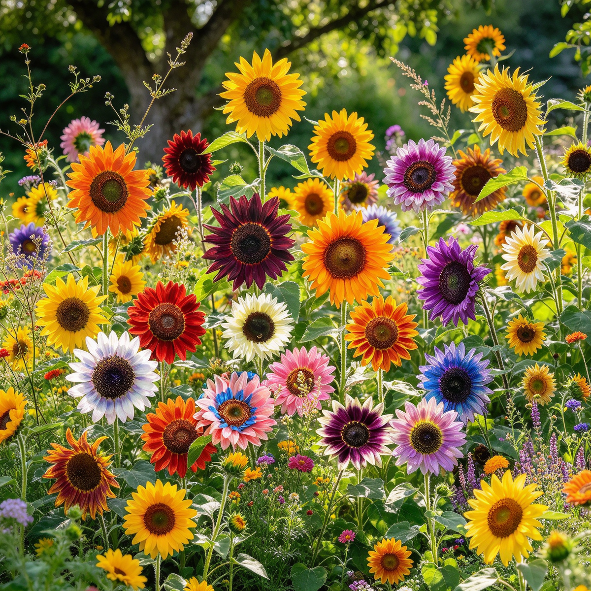Giant Sunflower Seeds Mix – 200+ Seeds for Planting