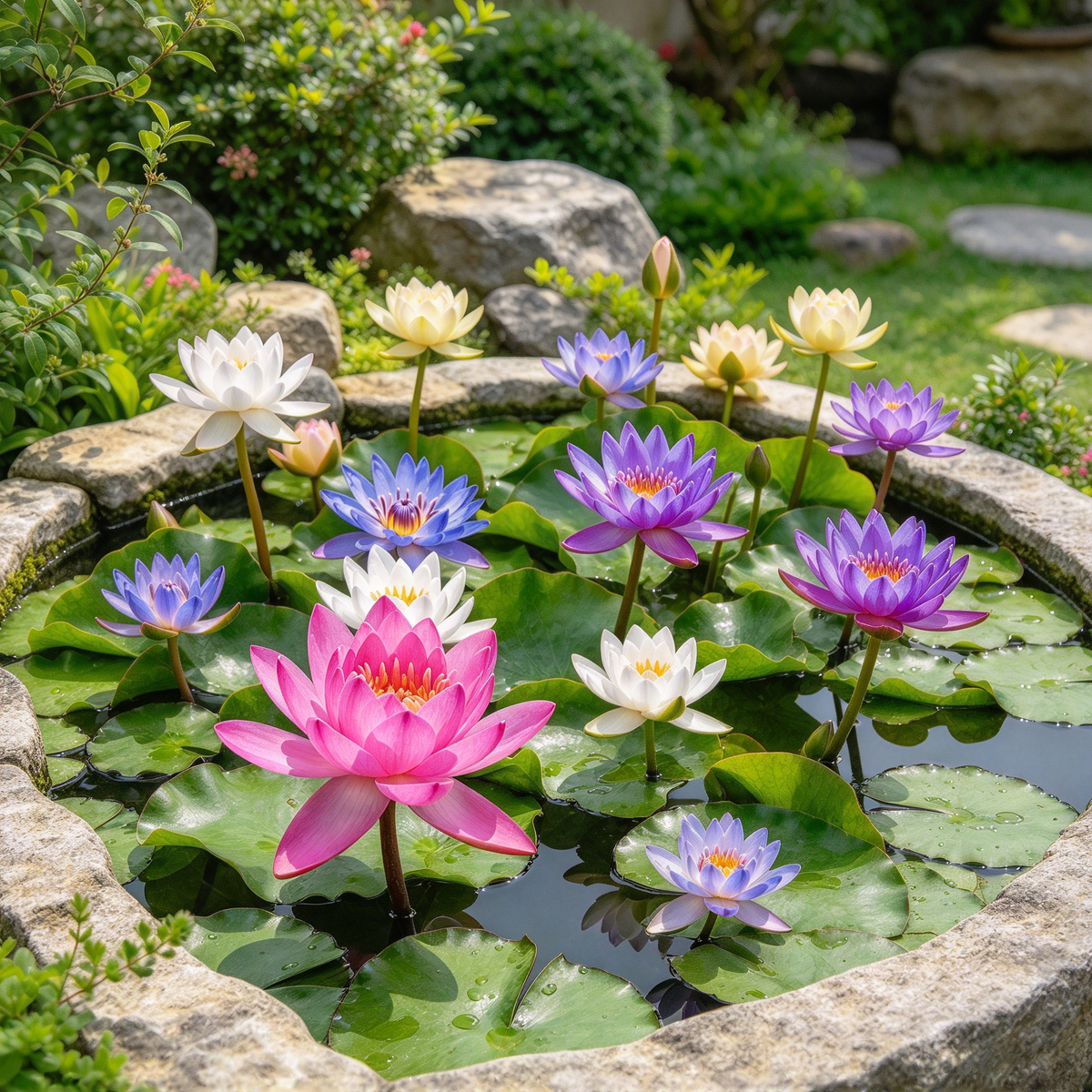 Bowl Lotus Seeds – 35 Seeds for Water Garden Planting