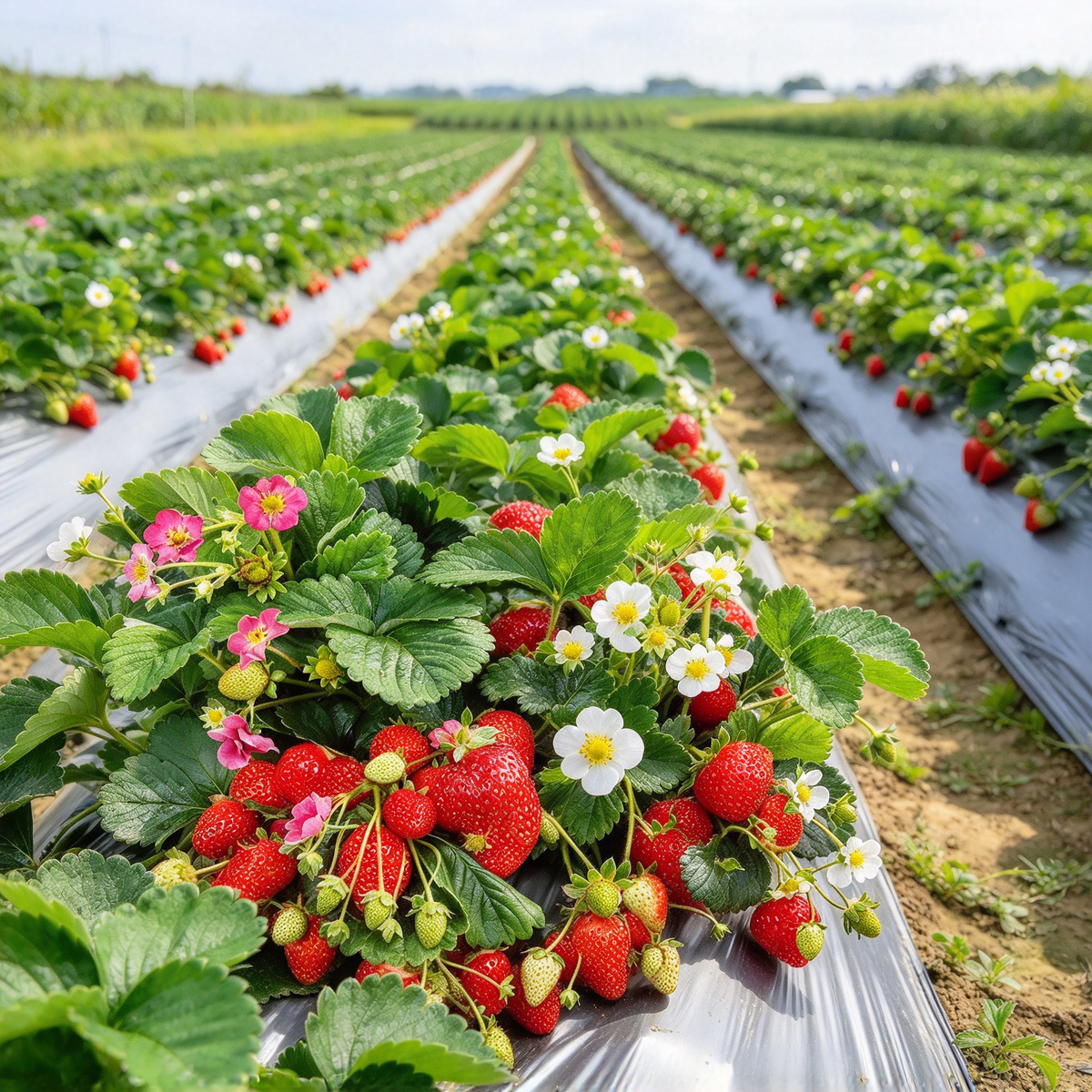 Red Strawberry Seeds – 300 Seeds for Planting