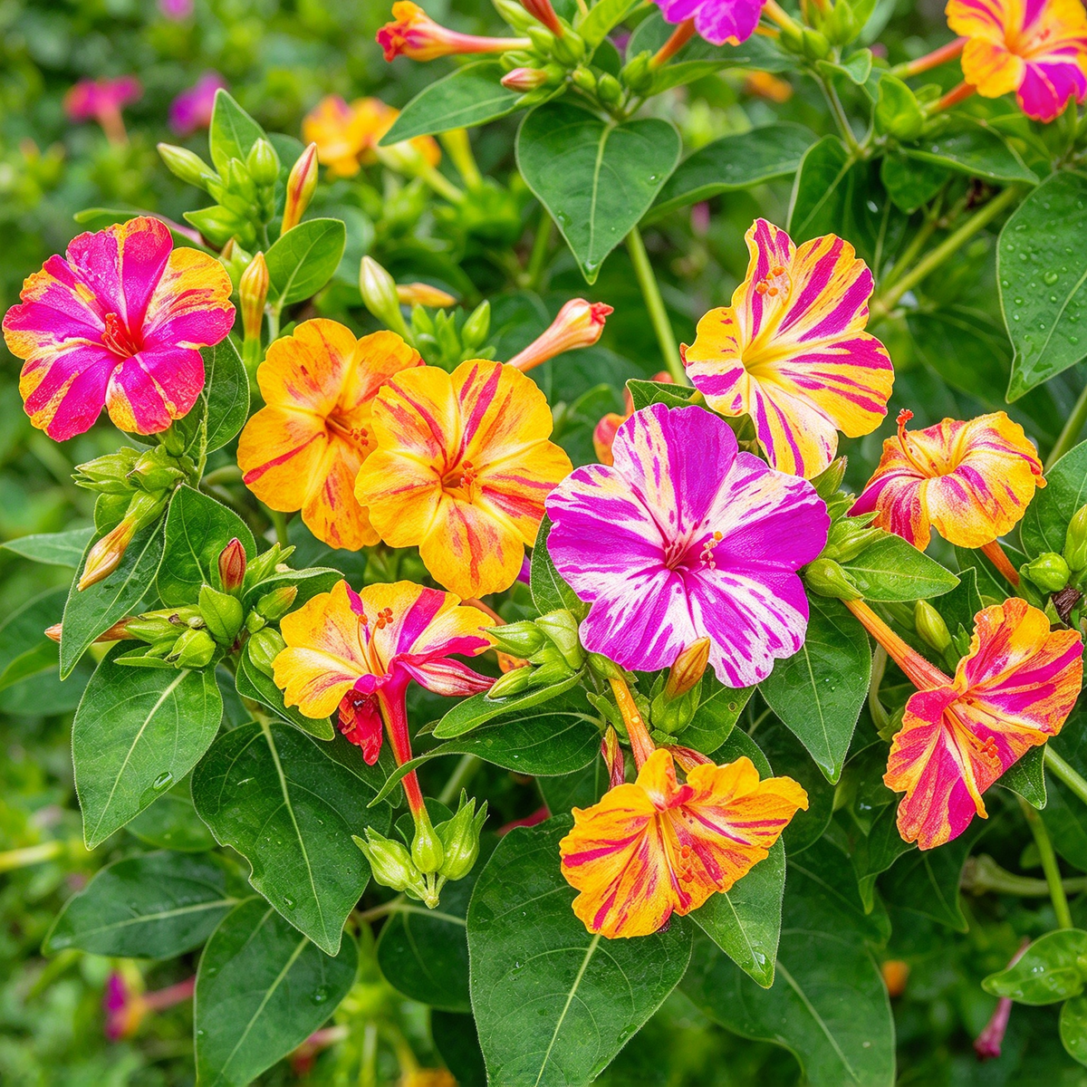 Four O'Clock Flower Seeds – Fragrant Mixed Colors, 100 Seeds