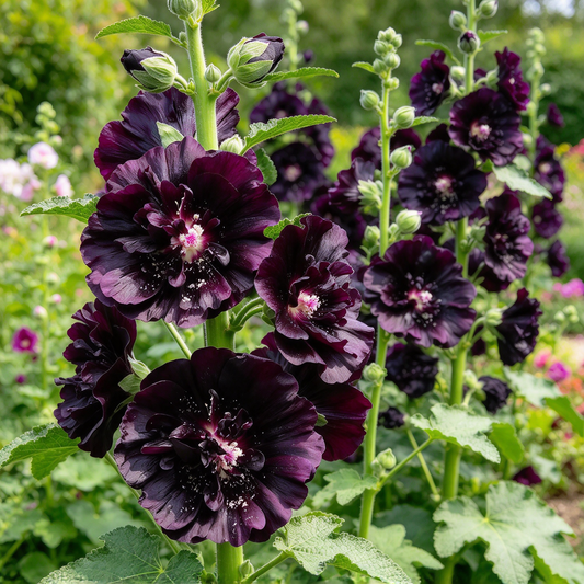Black Hollyhock Seeds – 5g Alcea rosea for Planting