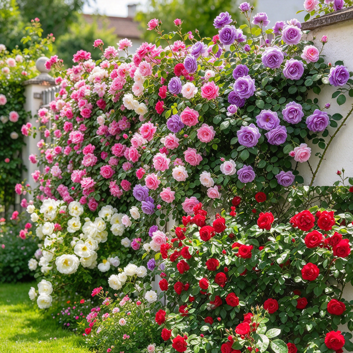 100 Pcs Mixed Climbing Rose Seeds – Rosa Seeds for Planting