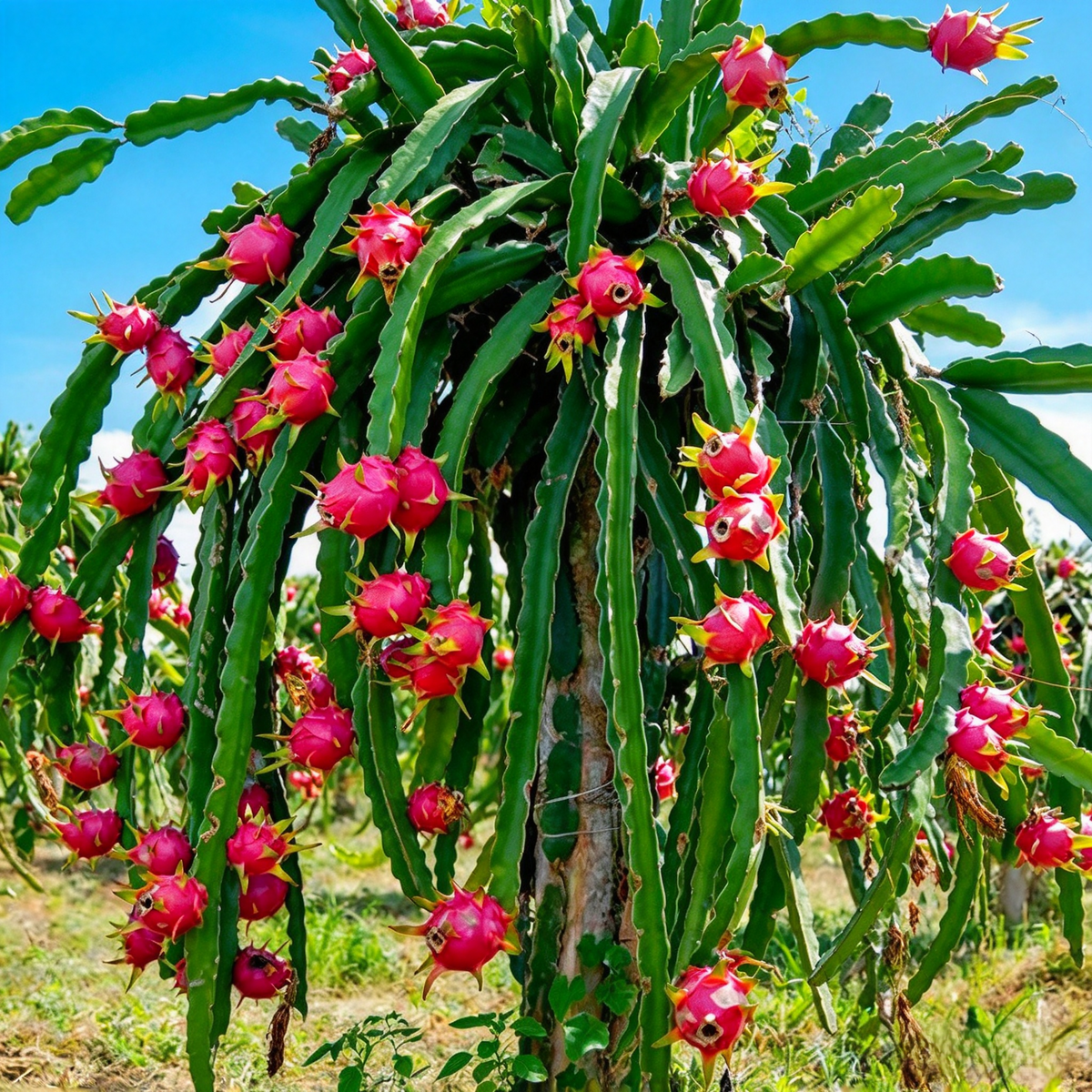 Red-Skinned Dragon Fruit Seeds – 50 Pitaya Seeds