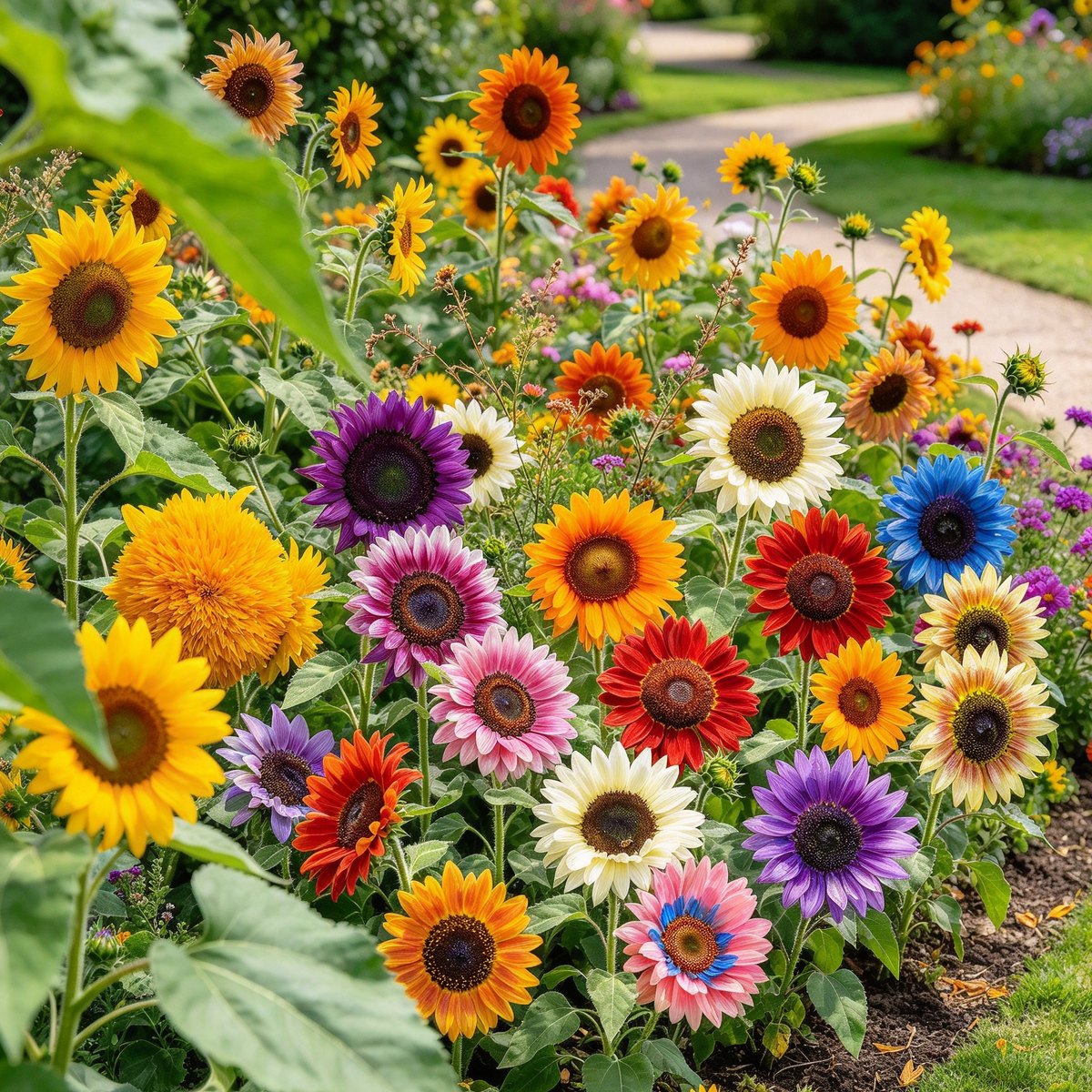 Giant Sunflower Seeds Mix – 200+ Seeds for Planting