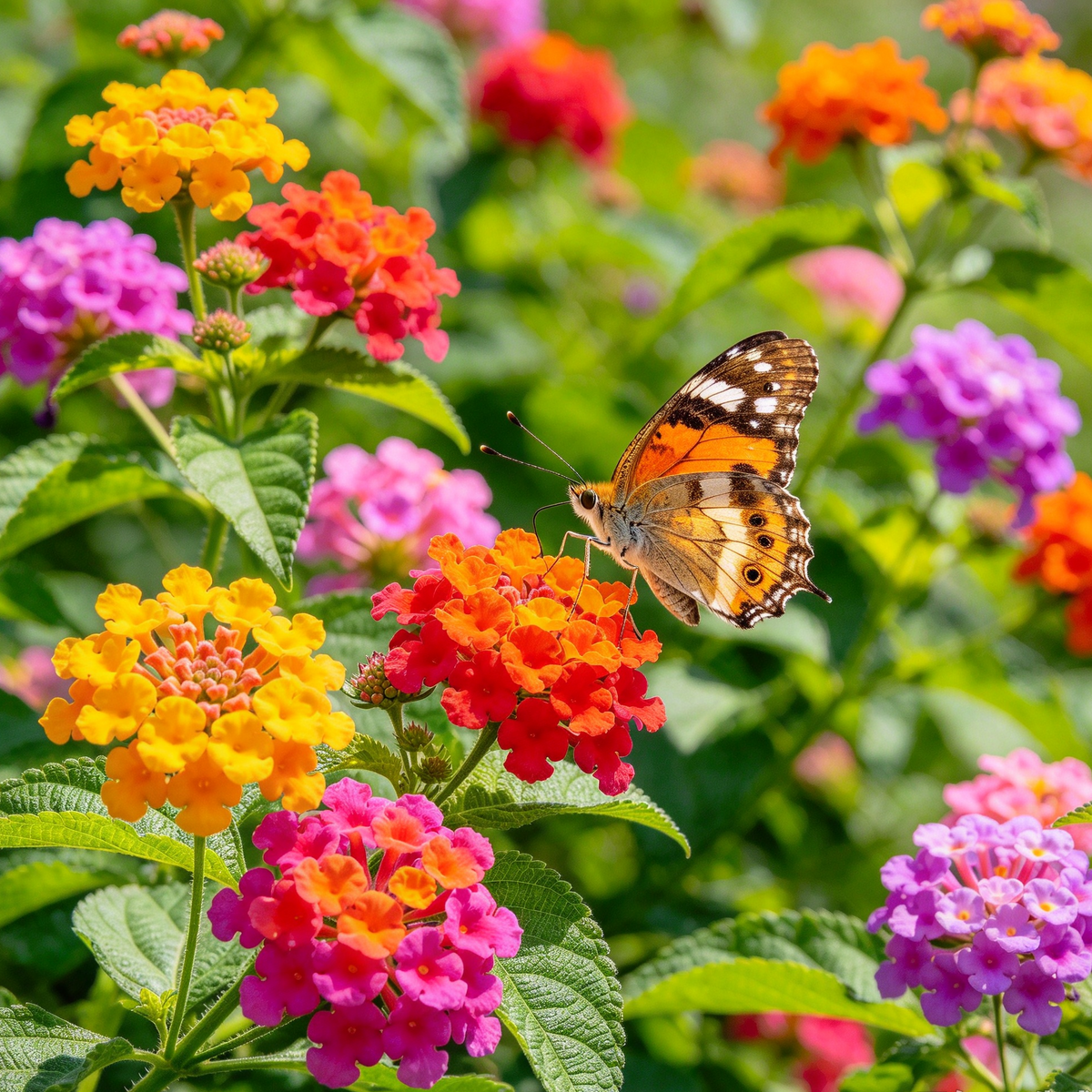 Lantana Flower Seeds – 50 Seeds for Home Gardening