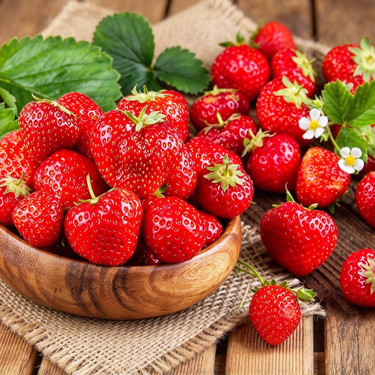 Red Strawberry Seeds – 300 Seeds for Planting