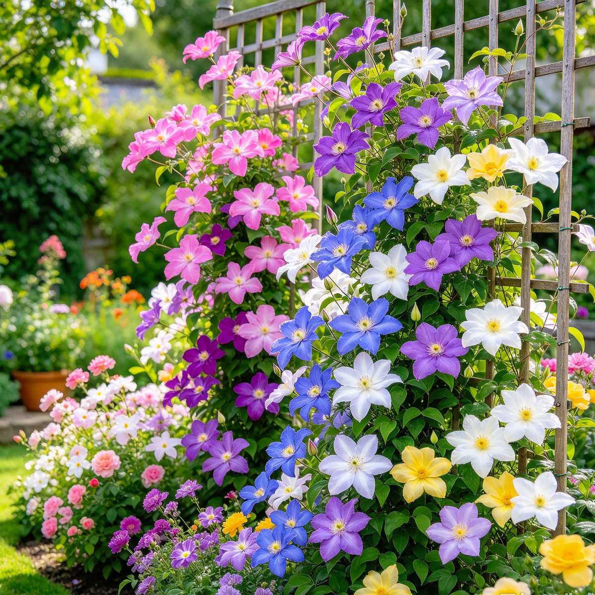Mixed Clematis Seeds – 20 Seeds for Climbing Flowers
