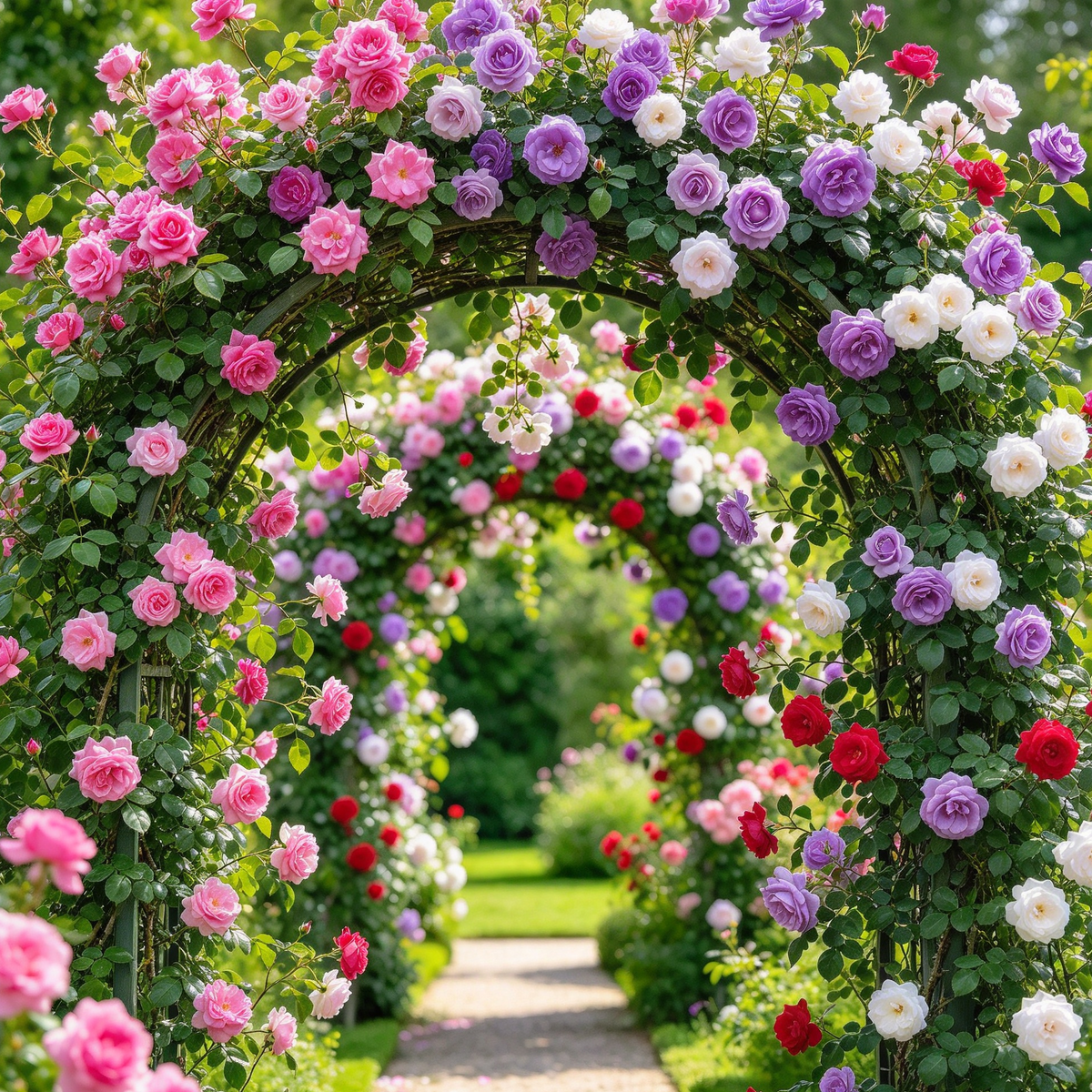 100 Pcs Mixed Climbing Rose Seeds – Rosa Seeds for Planting