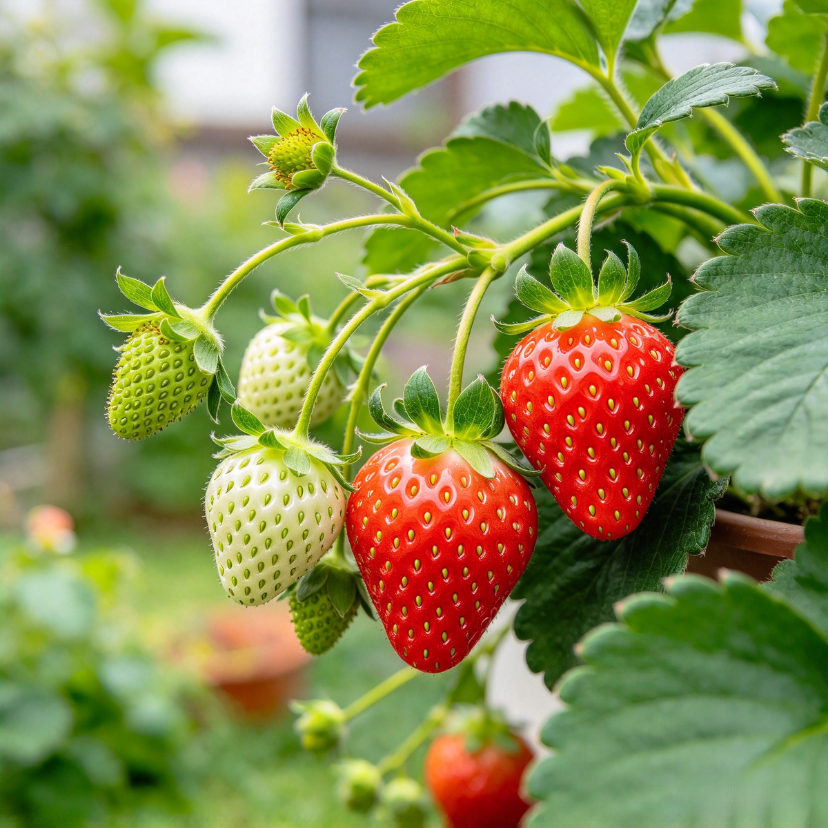 Semillas de fresa tradicional – 300 semillas para huerto casero