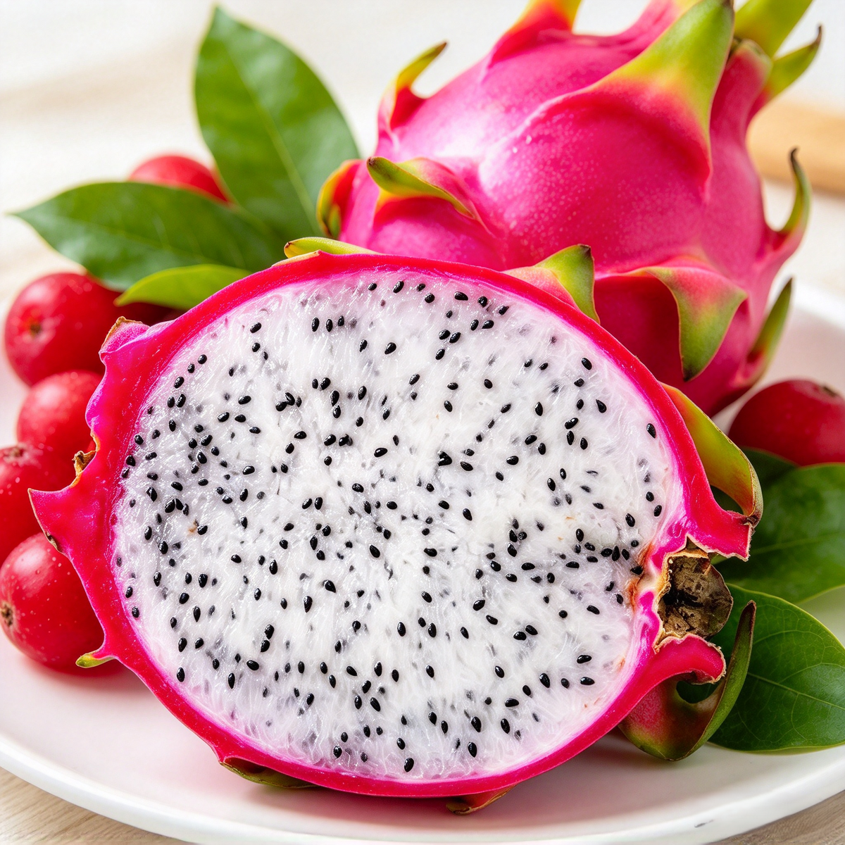 Red-Skinned Dragon Fruit Seeds – 50 Pitaya Seeds
