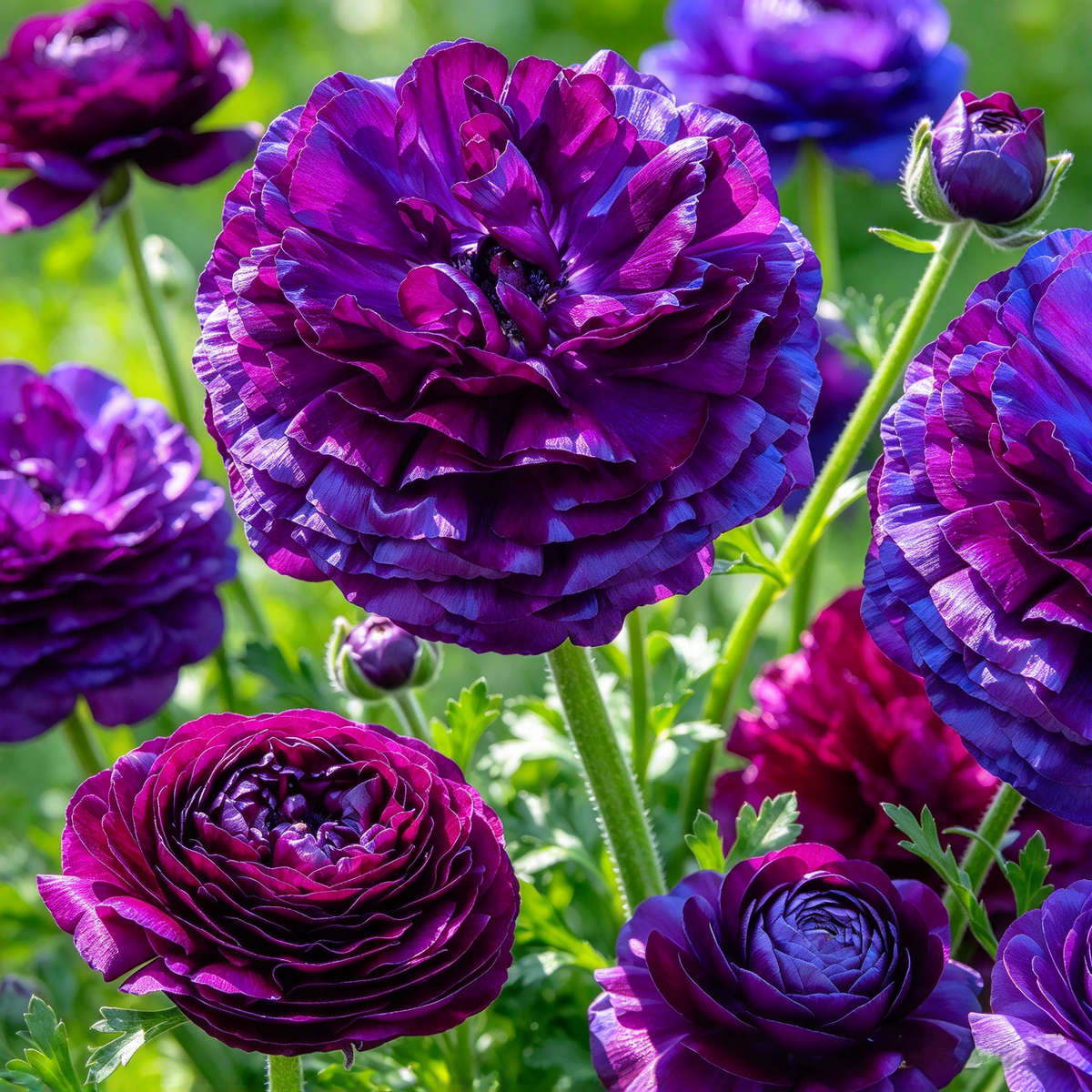 Persian Buttercup (Ranunculus) Bulbs – 10-Pack | 9 Color Options