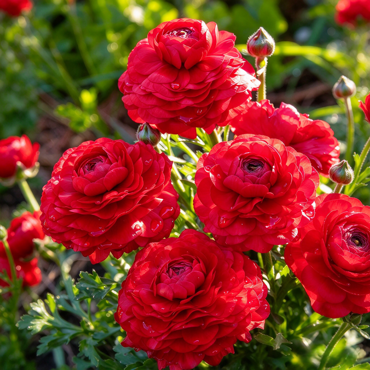 Persian Buttercup (Ranunculus) Bulbs – 10-Pack | 9 Color Options